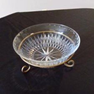 Crystal Starburst Serving Bowl